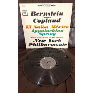 Vintage Columbia 360 Sound Vinyl – Bernstein Conducts Copland Appalachian Spring